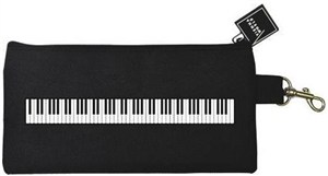 Obrazek Piórnik - klawiatura czarny