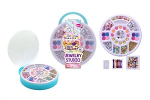 Picture of Zestaw koralików w okrągłej walizeczce