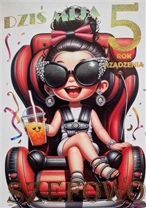 Obrazek Karnet Urodziny 5 3K