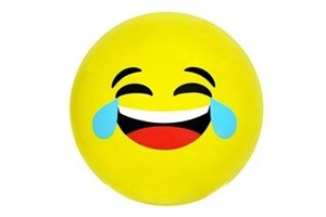 Picture of Piłka PVC 23cm Zółta Buźka