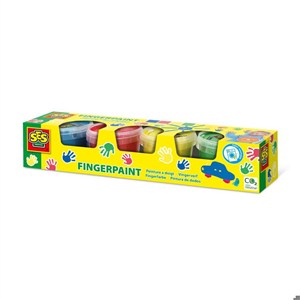 Obrazek Farby do malowania palcami 4 modne kolory