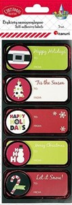 Obrazek Karnety samoprzylepne 3D Boże Narodzenie 5szt