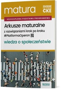 Picture of Matura 2026 Wiedza o społeczeństwie Arkusze maturalne Zakres rozszerzony