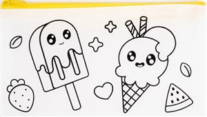 Obrazek Piórnik etui Tinting lody