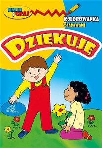 Obrazek Kolorowanka z zabawami. Dziękuję