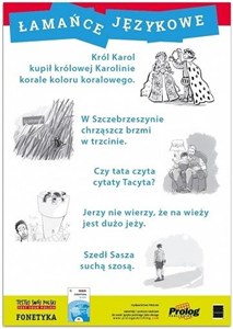 Obrazek Plakat - Łamańce językowe