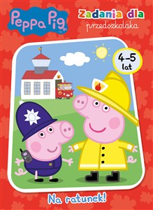 Obrazek Peppa Pig. Zadania dla przedszkolaka. Na ratunek!
