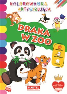 Obrazek Draka w ZOO. Kolorowanka aktywizująca