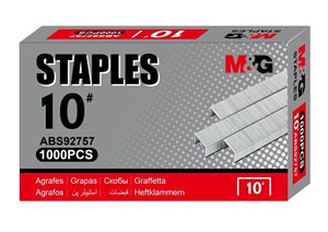 Obrazek Zszywki galwanizowane mini 10 1000szt M&G