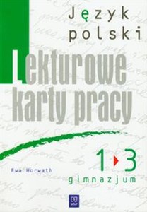 Picture of Lekturowe karty pracy Język polski 1-3 Gimnazjum