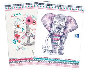 Obrazek Zeszyt A5/60K kratka Boho (5szt) OXFORD