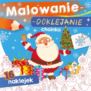 Obrazek Malowanie-doklejanie. Choinka