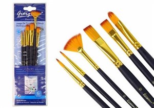 Obrazek Pędzle kształty 6 sztuk