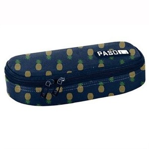 Picture of Piórnik granatowy w ananasy