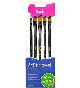 Picture of Pędzle artystyczne nylonowe 5szt