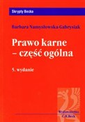 Prawo karn... - Barbara Namysłowska-Gabrysiak - Ksiegarnia w UK