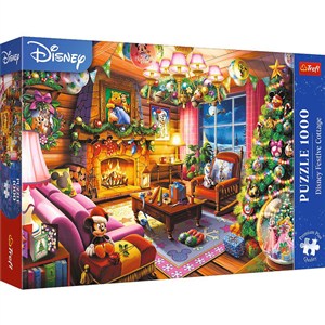 Picture of Puzzle Premium Plus Quality Świąteczna chatka Disney 1000