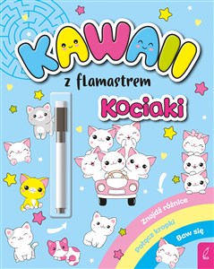Obrazek Kawaii z flamastrem Kociaki