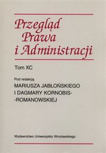 Picture of Przegląd prawa i administracji Tom 90
