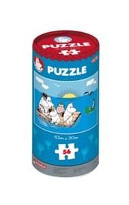 Picture of Muminkowe puzzle w puszce 56 elementów Tratwa