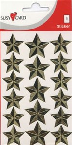 Picture of Nalepka gwiazdki złote