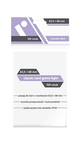 Obrazek Koszulki CCG Light 63,5x88 (100sztuk) REBEL