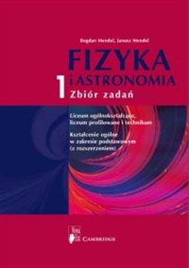 Obrazek Fizyka i astronomia 1 Zbiór zadań Liceum zakres podstawowy i rozszerzony