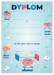 Obrazek Dyplom A4 Mózg