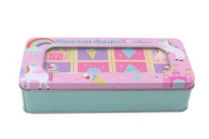 Obrazek Domino drewniane Jednorożce