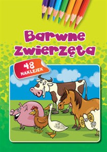 Obrazek Barwne zwierzęta Kolorowanka