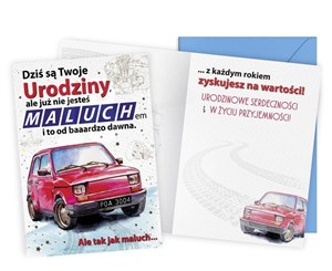 Obrazek Karnet Urodziny