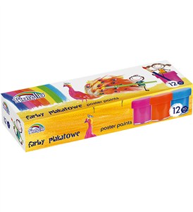 Picture of Farby plakatowe Firello 20 ml. 12 kolorów