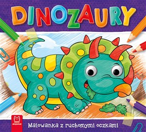 Obrazek Dinozaury Malowanka z ruchomymi oczkami