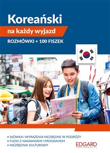 Obrazek Pakiet koreański na każdy wyjazd rozmówki / 100 fiszek