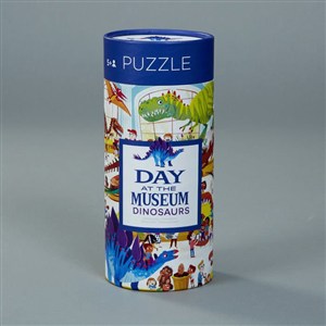 Obrazek Puzzle 72 elementy Dzień w muzeum Dinozaury