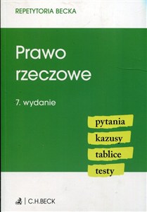 Obrazek Prawo rzeczowe pytania kazusy tablice testy