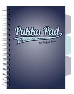 Obrazek Project Book Navy A5/100K kratka granatowy (3szt)