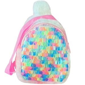 Picture of Torebka pluszowa cekiny