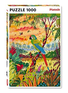 Obrazek Puzzle Ara Zielona 1000