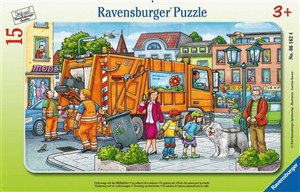 Obrazek Puzzle 15 Śmieciarka