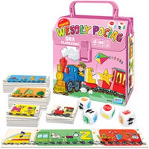 Picture of Wesoły pociąg gra planszowa (różowy)