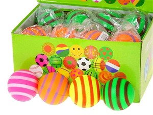 Obrazek Piłeczka piankowa twarda 6,3cm MIX