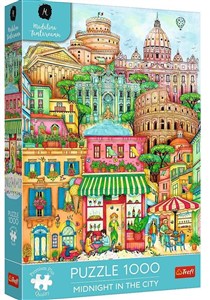 Obrazek Puzzle Premium Plus Quality O północy w Rzymie 1000