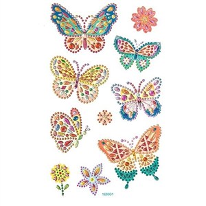 Picture of Naklejki z kryształkami Motyle 10 szt.