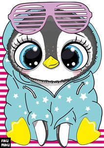 Obrazek Pingwinek. Wykrojnik