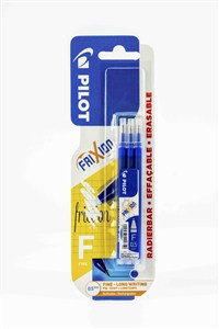 Obrazek Wkład Frixion Ball Clicker 0,5 niebieski Pilot blister 3szt.