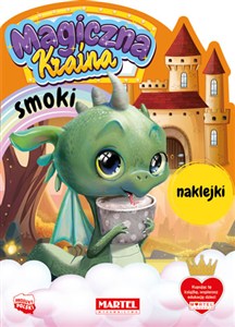 Obrazek Magiczna kraina. Smoki z naklejkami