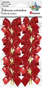 Picture of Kokarda materiałowa 50mm 12szt czerwona