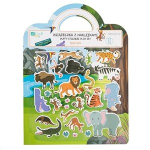 Obrazek Książeczka  z naklejkami wielokrotnego użytku Safari