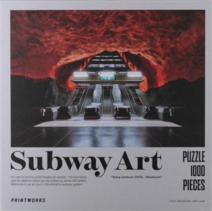Obrazek Puzzle 1000 Subway Art Fire
